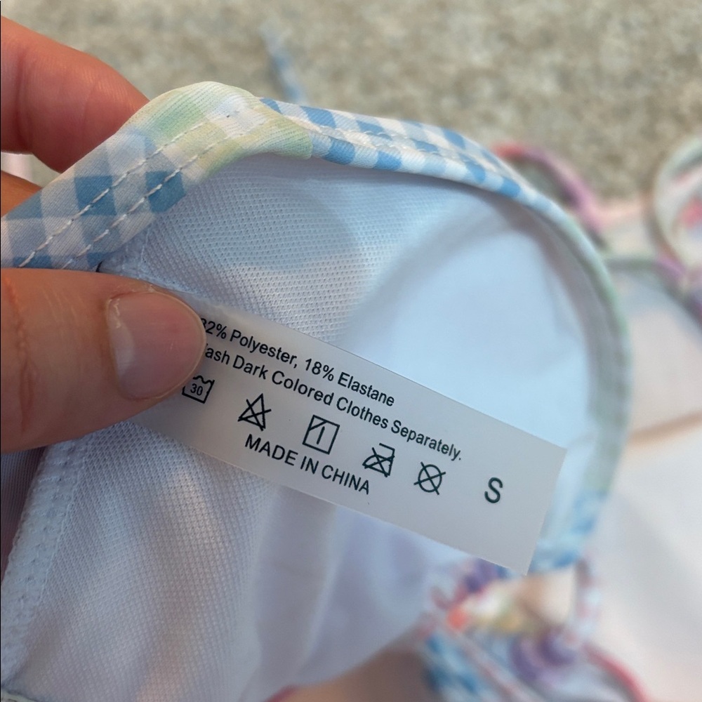 ⭐️SHEIN Size Small Pastel Bikini Set - Picture 3 of 4